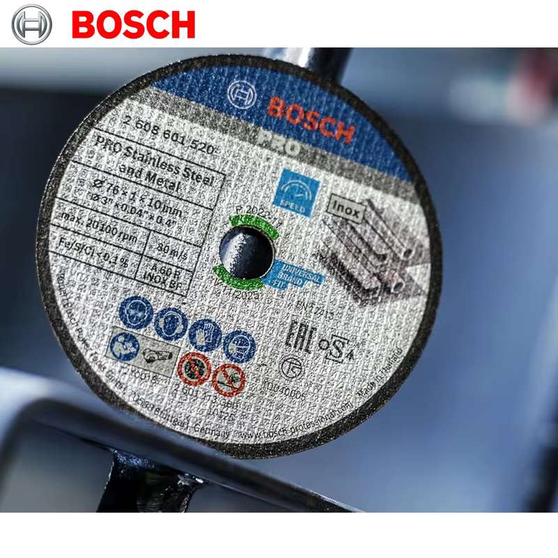 BOSCH 5 pièces PRO acier inoxydable et métal Gebundene Trennscheibe pour mini meuleuse d'angle 76 × 10 MM lame de scie 2608601520