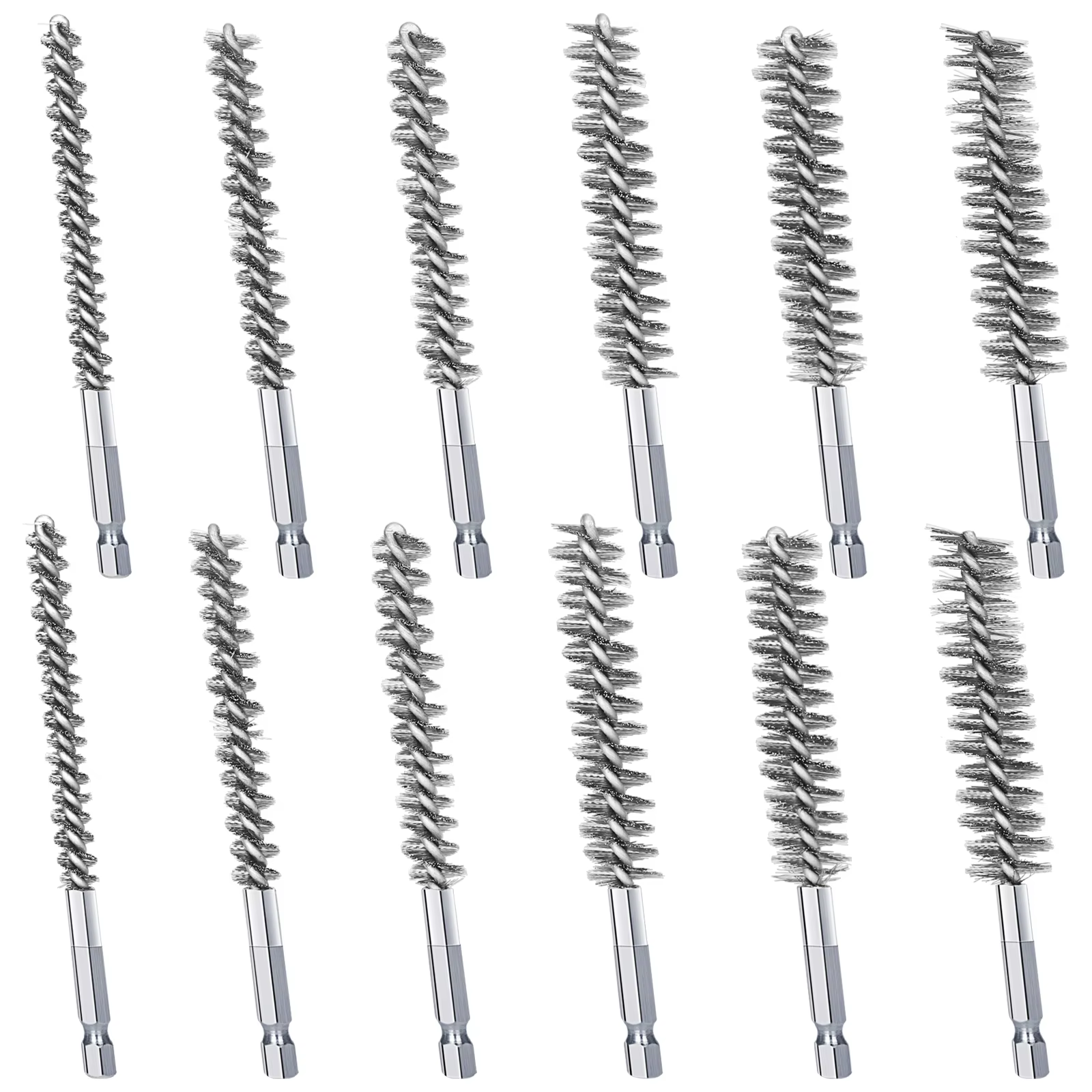 Brosse métallique en acier inoxydable pour perceuse électrique