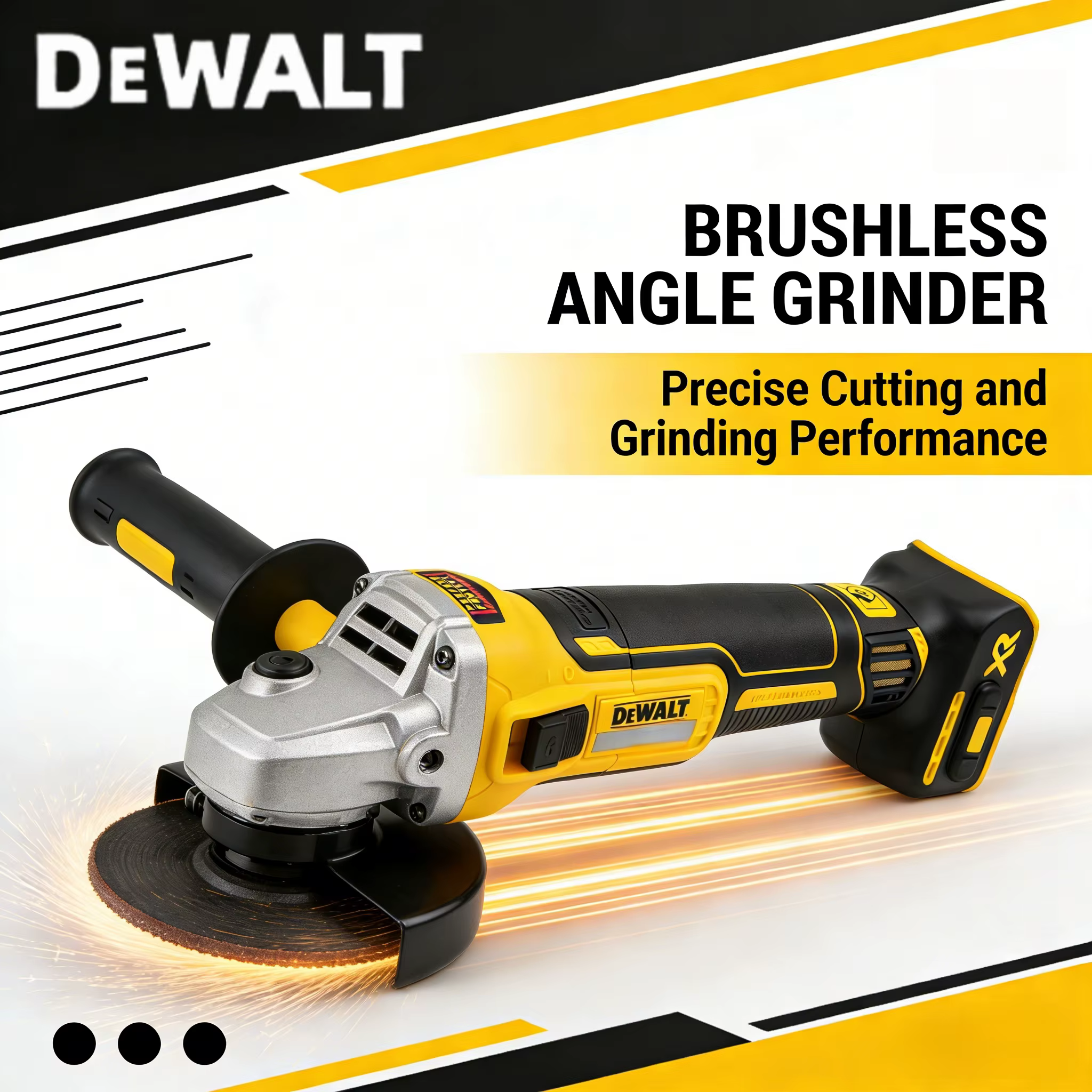 DEWALT DCG405N 20V Meuleuse d'angle sans fil sans balais