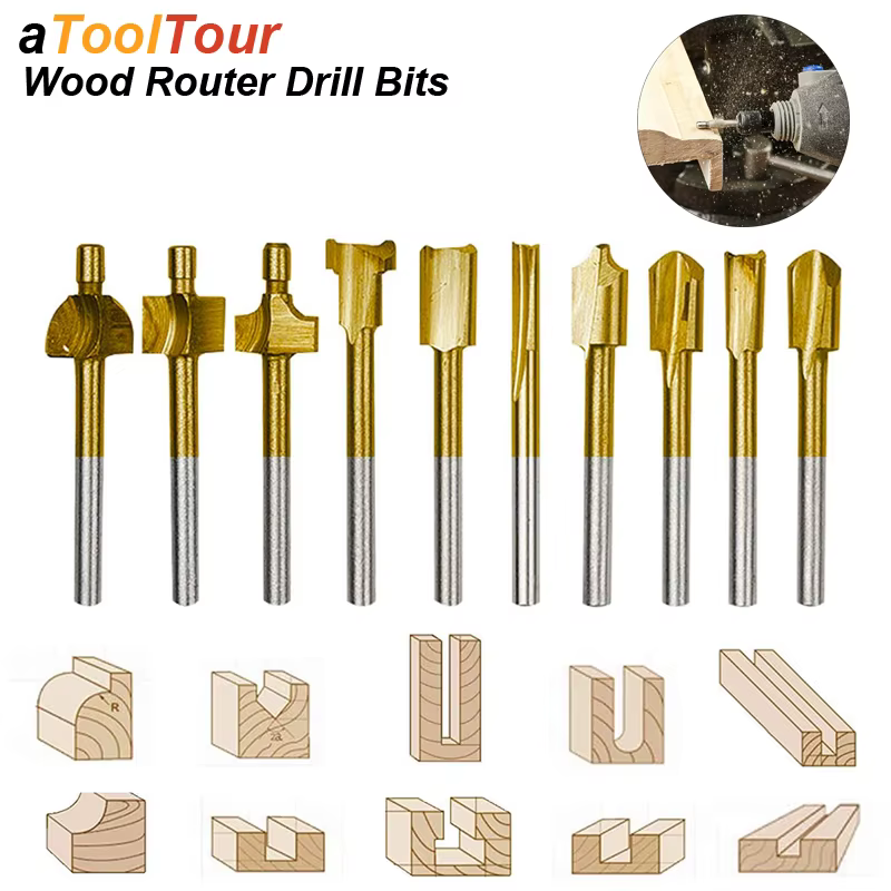 Mèche de routeur pour le travail du bois