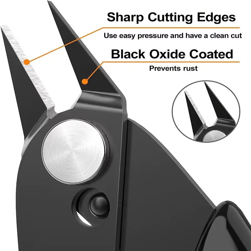 Coupe-fil de précision de 5 pouces et coupe-attache zippée-parfait pour la fabrication de bijoux