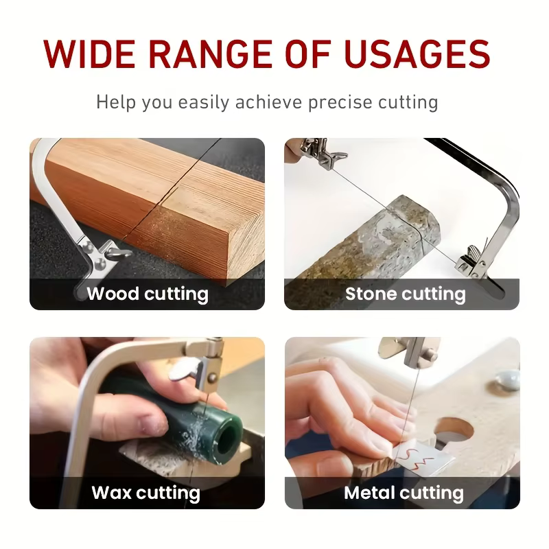 Kit d'outils professionnels pour scie à bijoux avec cadre