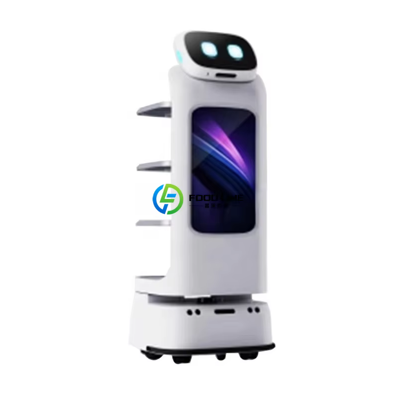 Robot de livraison de nourriture multi-plateaux, robot serveur intelligent pour la restauration, les hôtels et les cantines