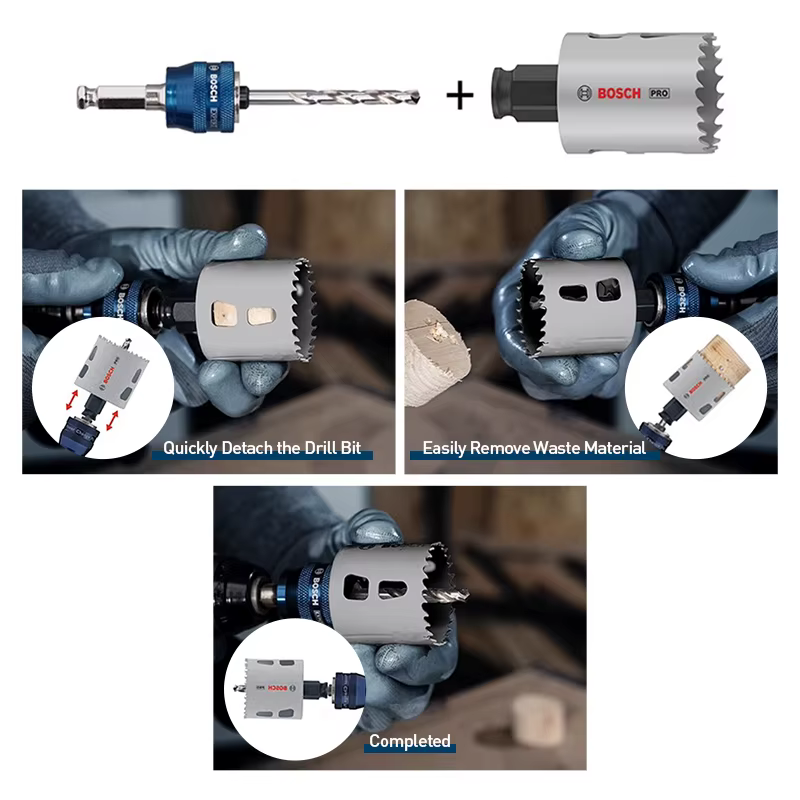 Bosch – adaptateurs de système de scie cloche professionnelle