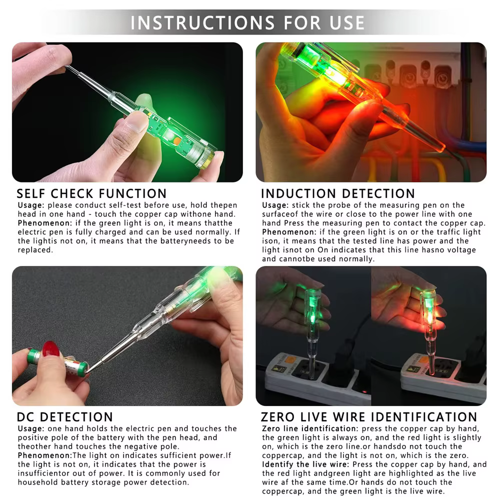 Stylo testeur de tension Intelligent