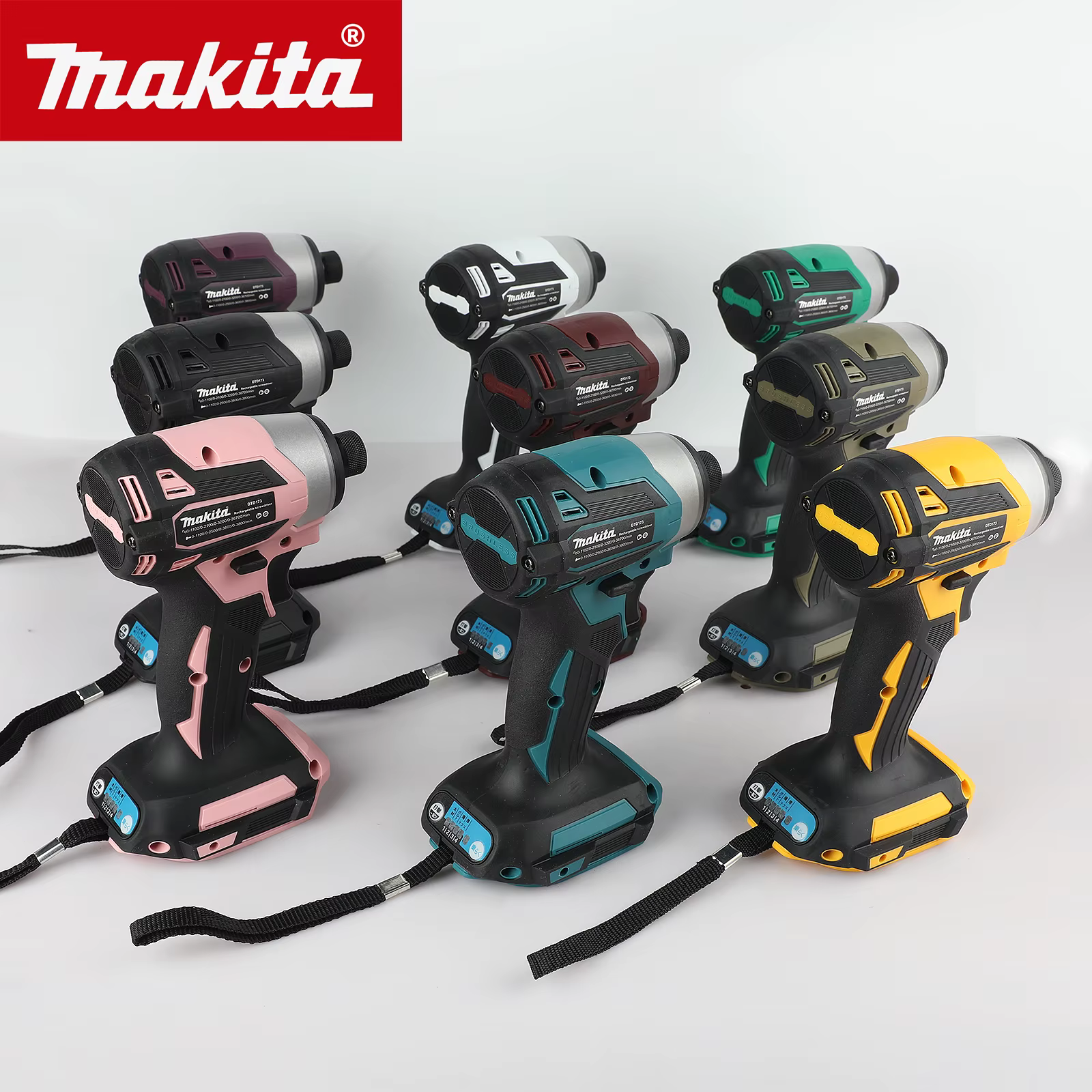 Makita DTD173 Visseuse à chocs sans balais |   180 Nm de couple maximal avec mode T pour le travail du bois, des boulons et des métaux