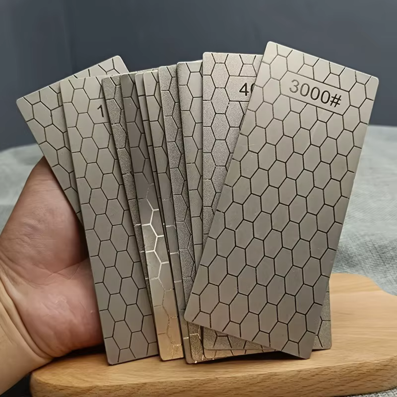 5 pierres à aiguiser en diamant avec granulométrie 320/600/1000/2000/3000 pour le meulage et le façonnage de précision