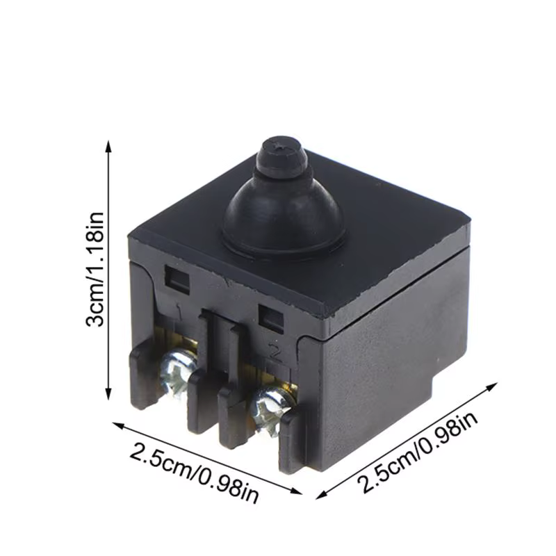 Interrupteur à bouton-poussoir pour meuleuse d'angle de 100 mm