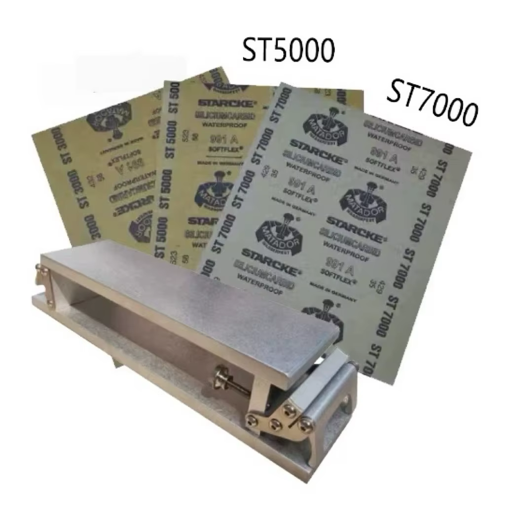 Support de papier de verre en alliage d'aluminium