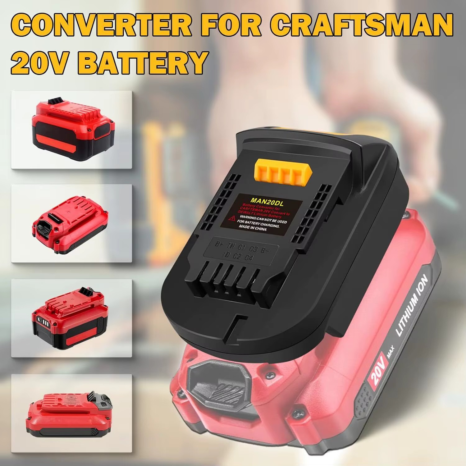 Adaptateur pour Stanley New fatmax v20 20V SB202 SB204 SB206