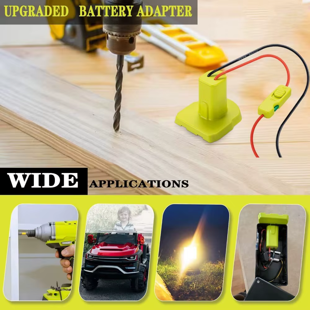 Adaptateur de batterie pour Ryobi 18V
