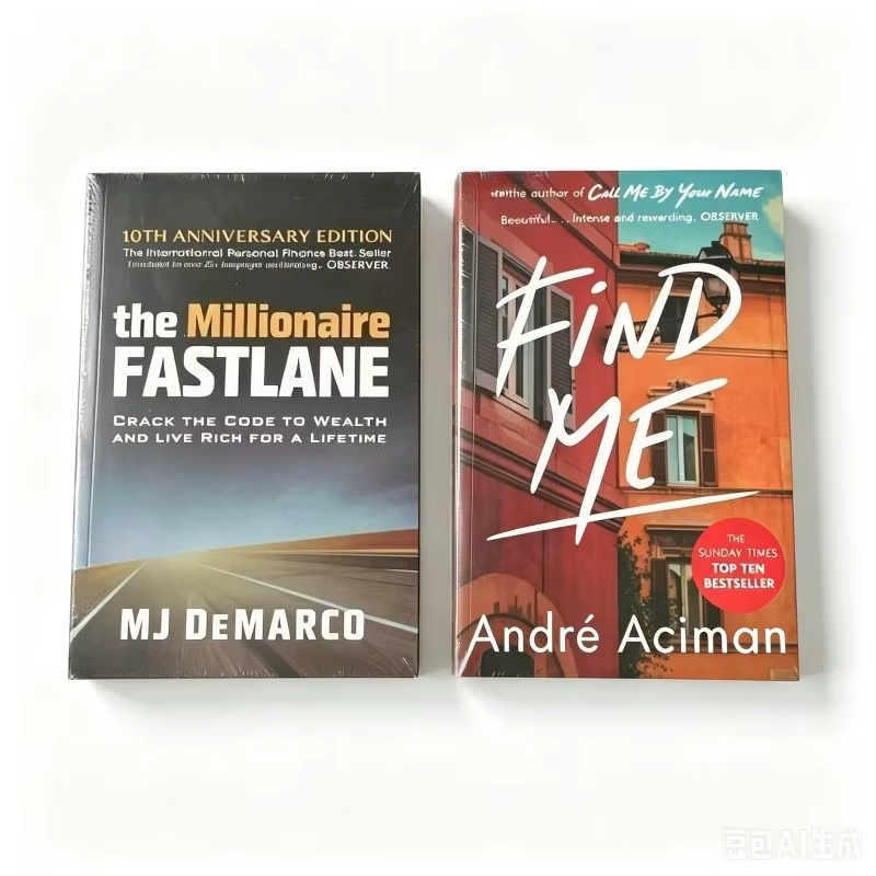 Lot de 2 livres de fiction romantique, histoires d'amour émotionnelles pour jeunes et livres de croissance personnelle en brochures pour adultes