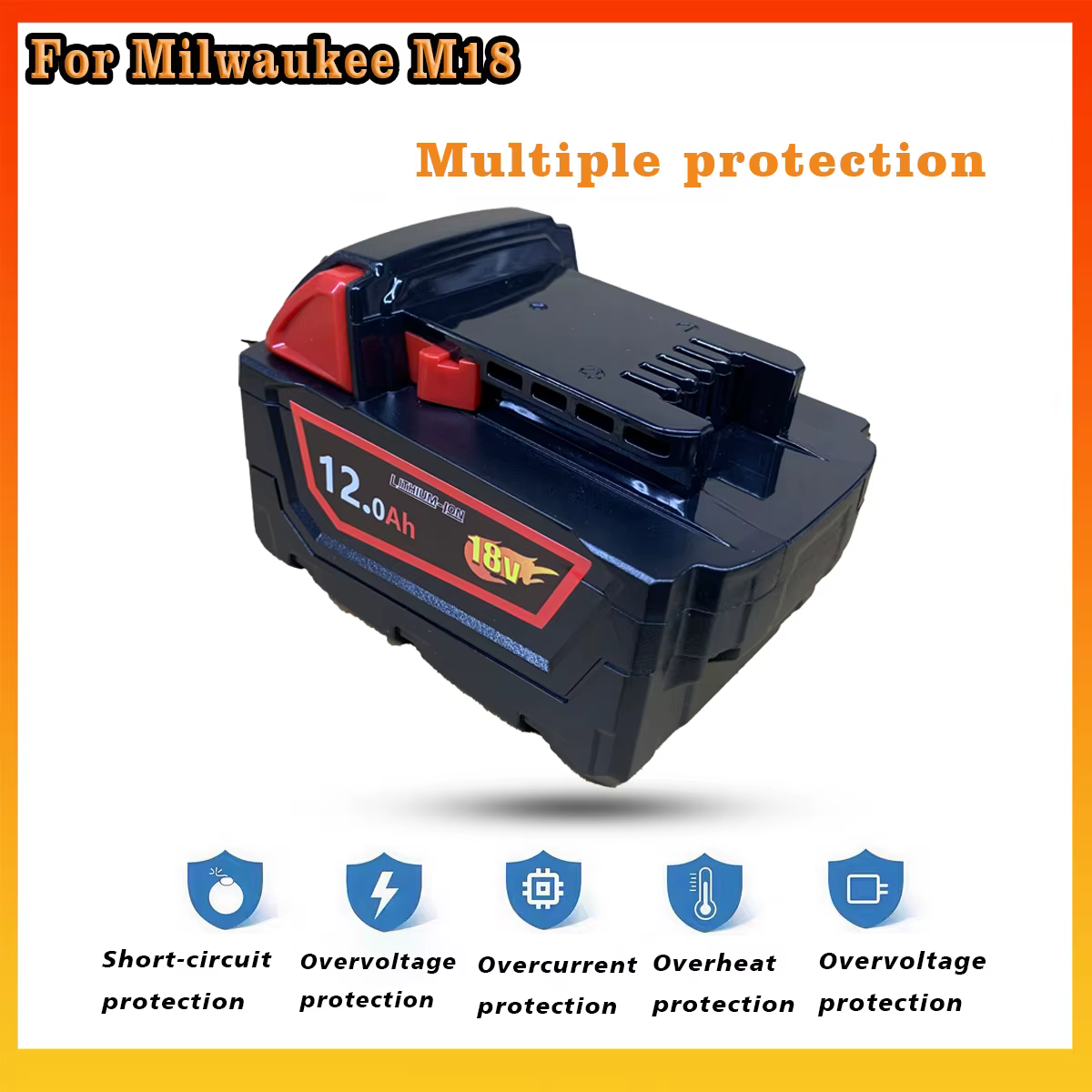 Batterie 18V 12000mAH haute énergie