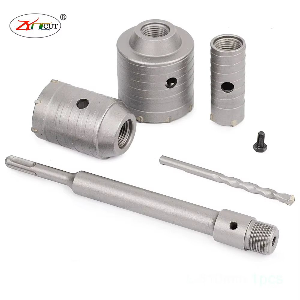 Jeu de forets à percussion SDS Plus 30-160 mm pour murs