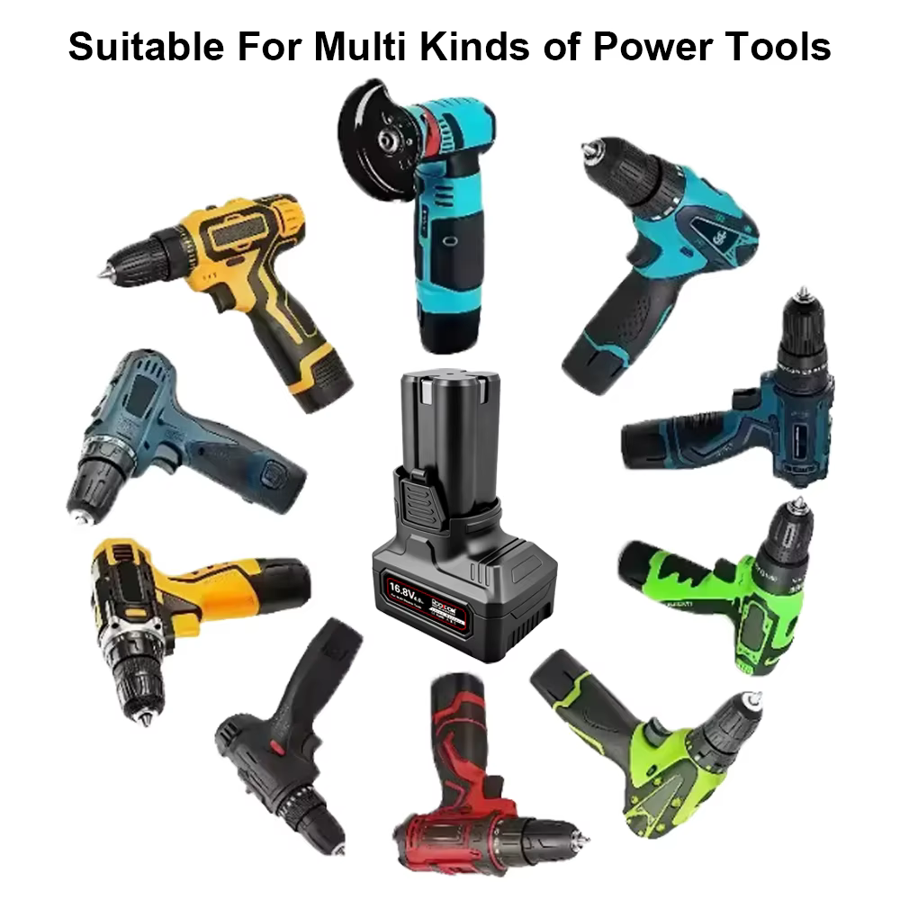 RDDSPON 16.8V batterie au Lithium clé électrique remplaçable universelle tournevis outil de forage
