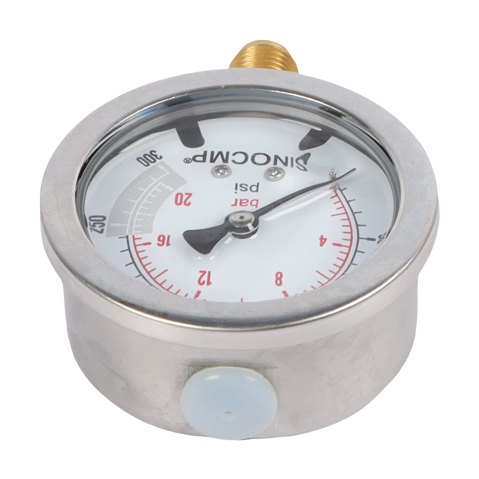 Jauge hydraulique 0-20Bar 0-300Psi 2Mpa