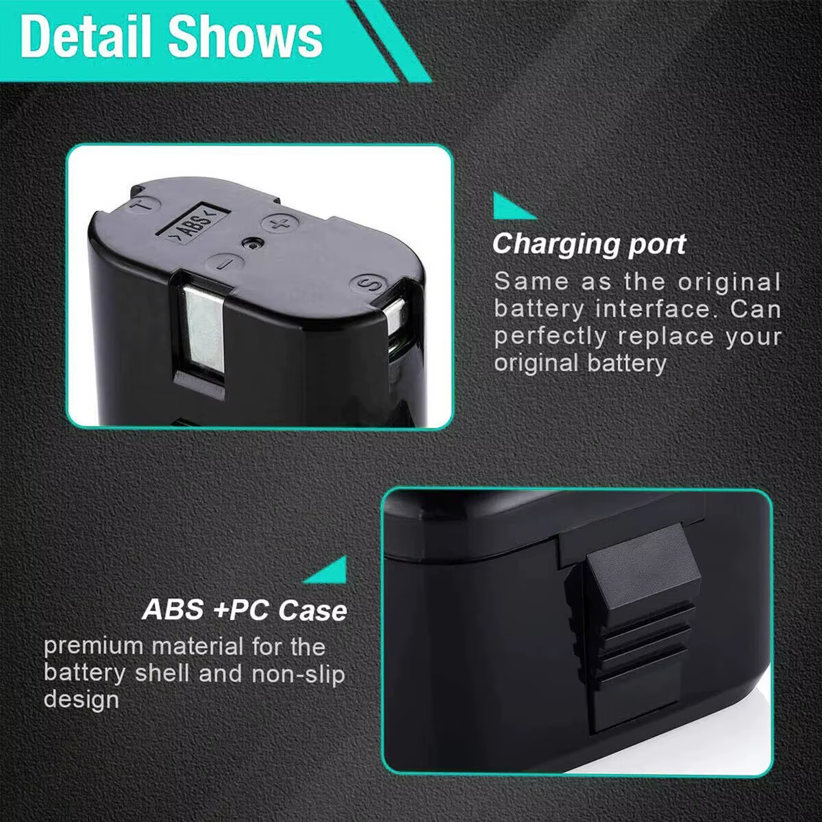 Batterie de remplacement 12V 2Ah pour perceuse sans fil Hitachi EB1220BL EB1214S CD4D DH15DV C5D WR12DMR 324360