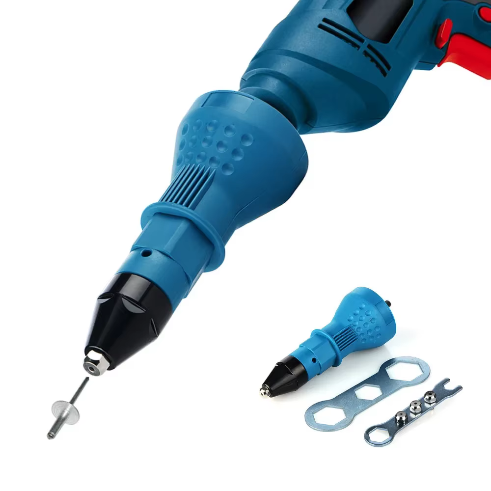 Adaptateur de perceuse à riveter