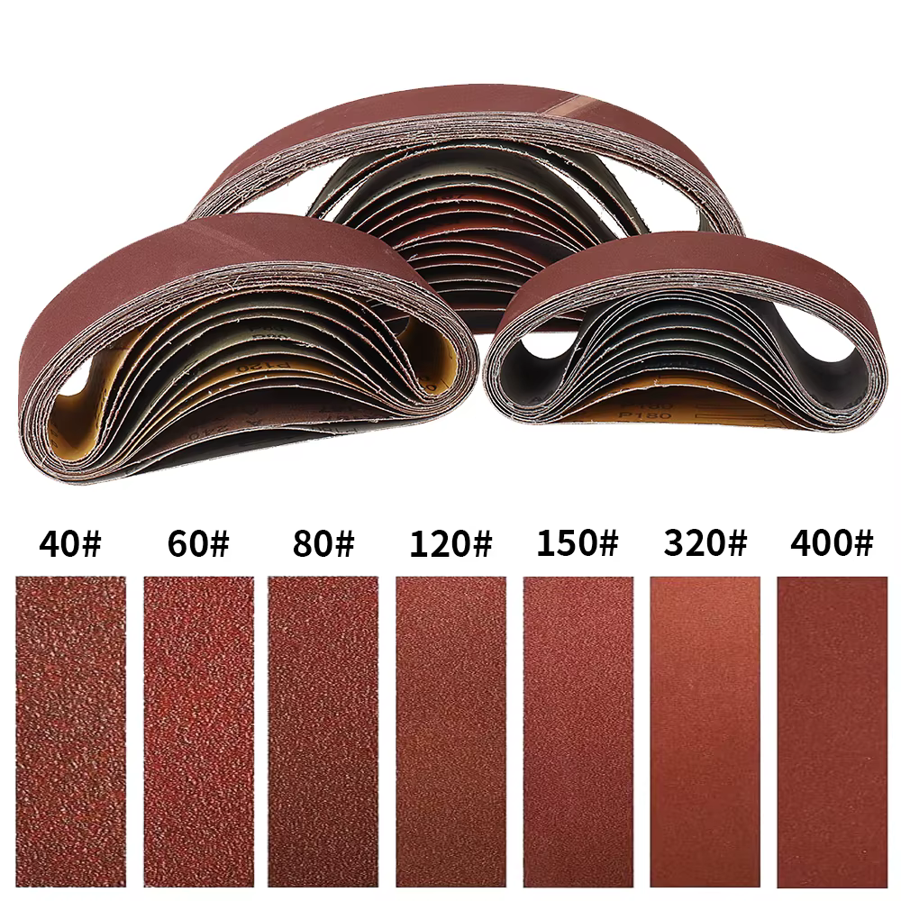 5 pièces 75x533mm bandes abrasives