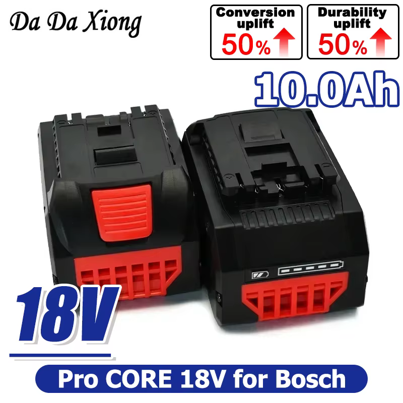 Batterie lithium-ion de haute qualité Pro Core 18V 10.0Ah GBA18V80 pour outils électriques sans fil Bosch 18 Volt MAX, perceuses, NEUVE