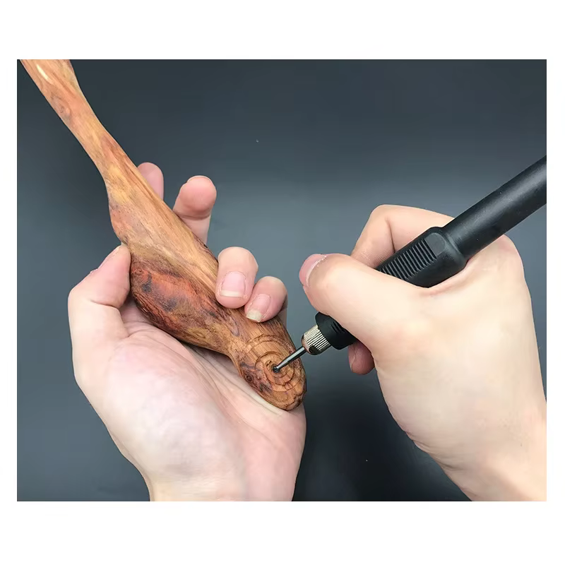 Meuleuse à arbre flexible souple avec poignée de mandrin de perceuse