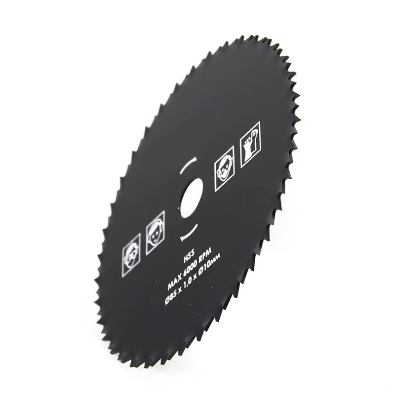 Diamètre 85mm 60 dents HSS lame de scie circulaire disques de roue pour la coupe du bois disque