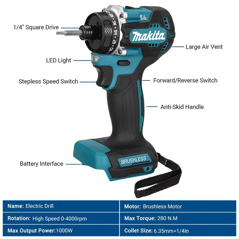 Makita – tournevis électrique sans balais