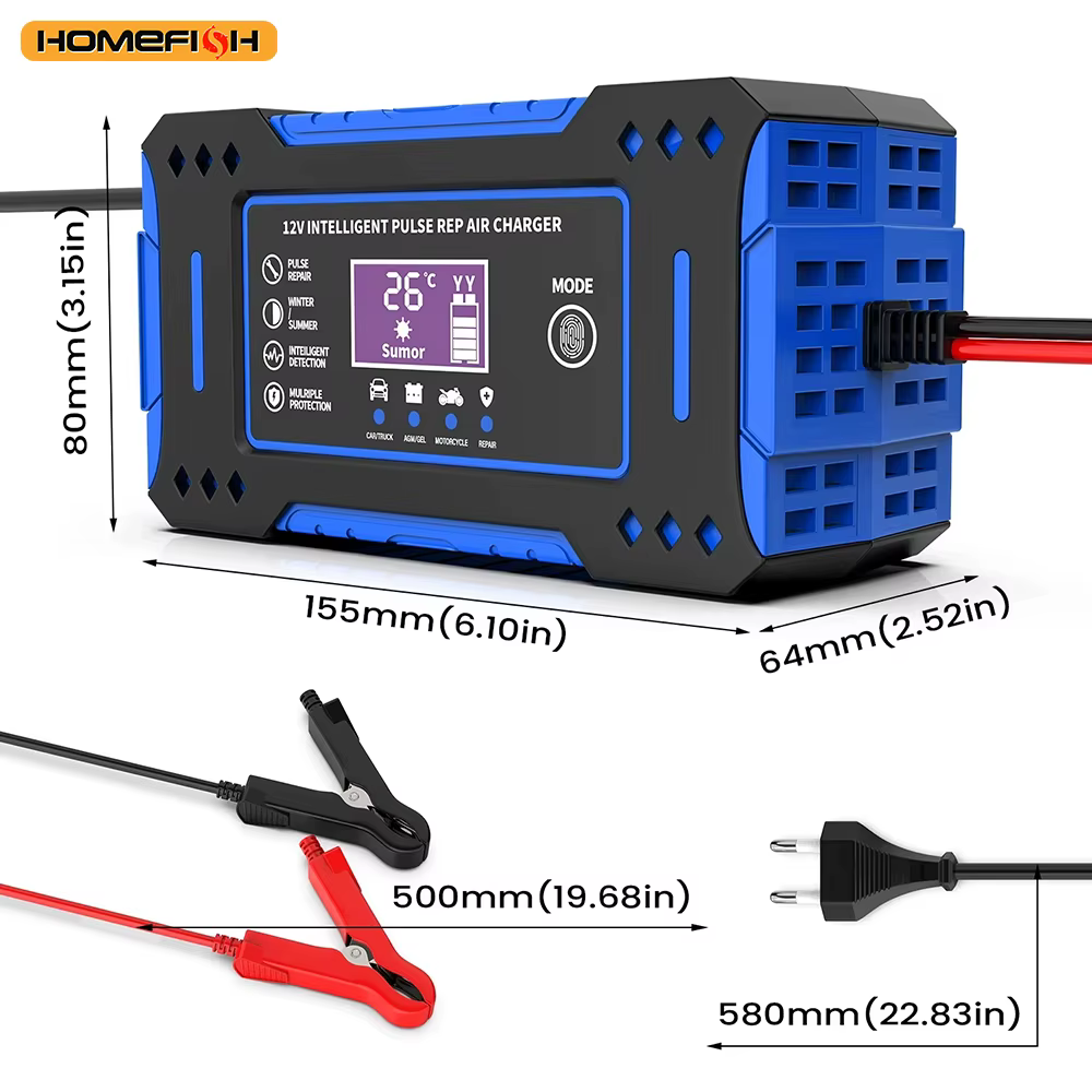 Réparation de batterie écran LCD 6A 12V chargeur