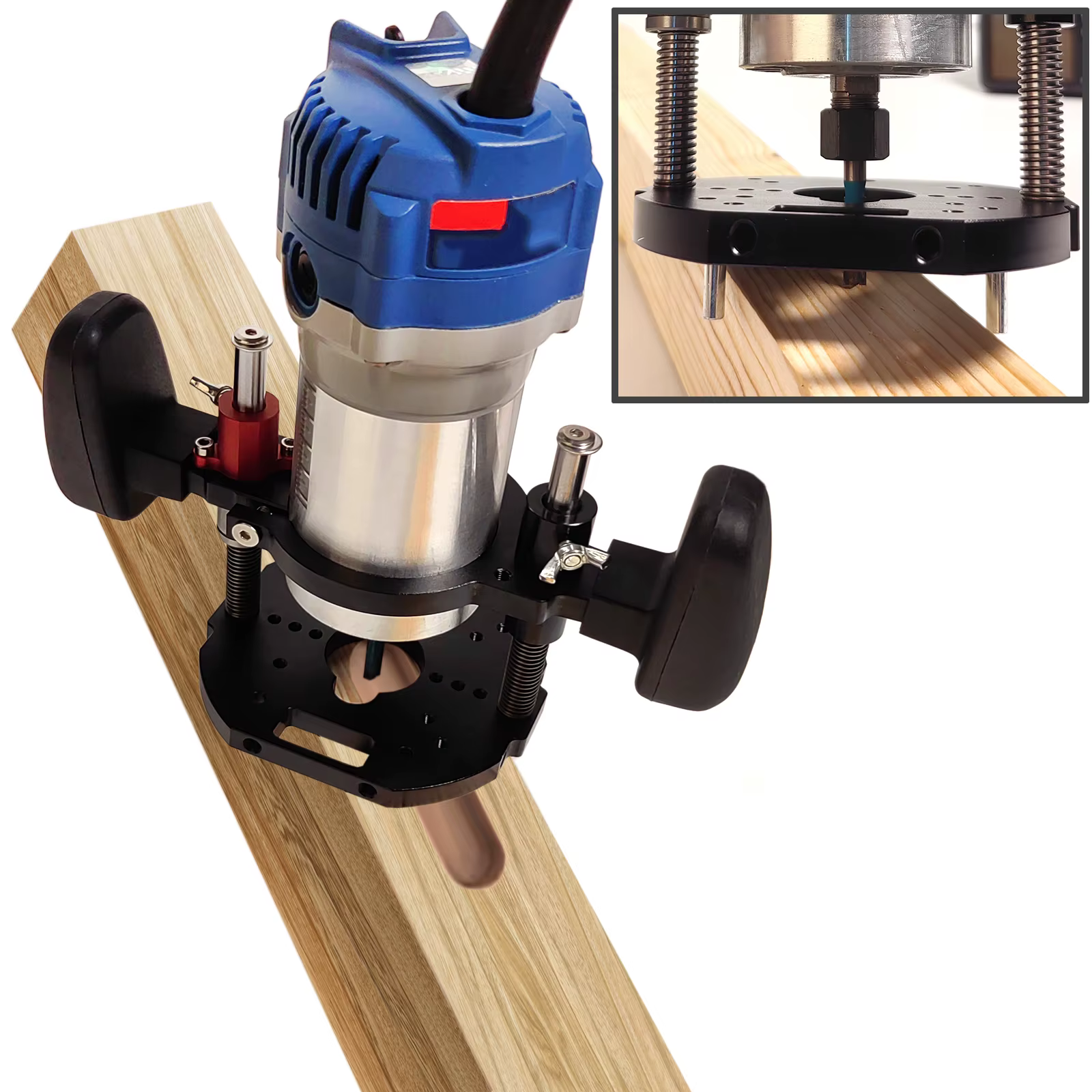 Base de routeur plongeant pour Machine de découpage