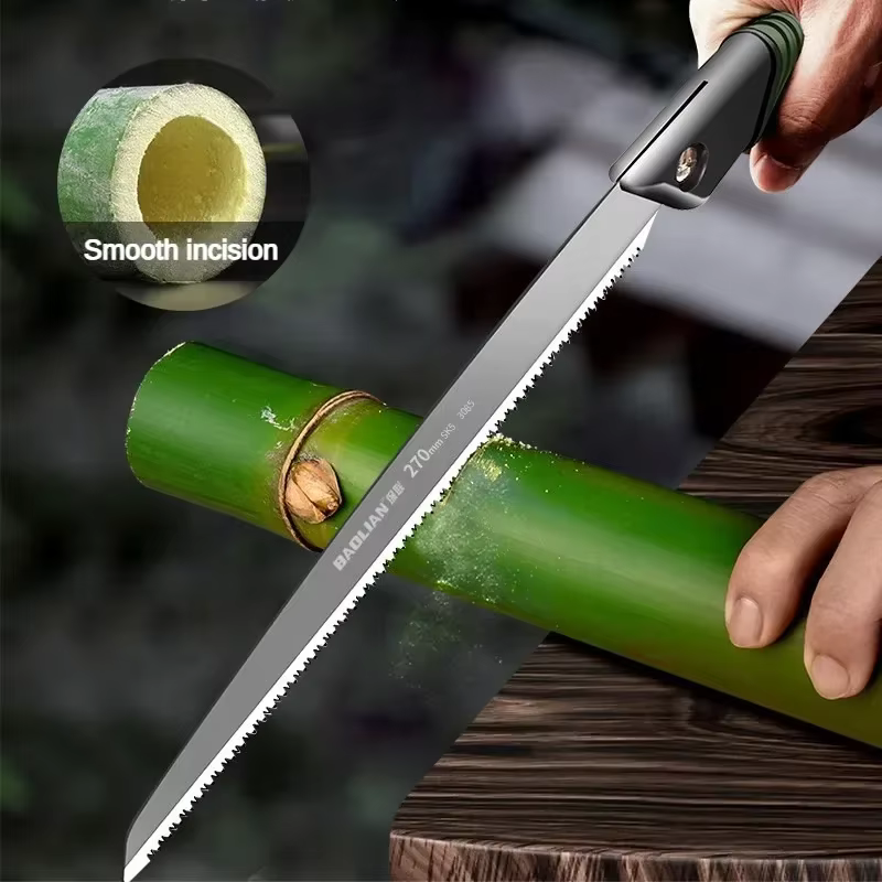 Scie à main pliable ergonomique pour le camping en plein air