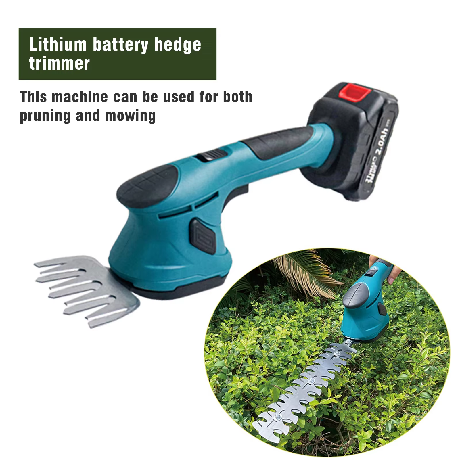 Makita – taille-haie électrique sans fil 2 en 1