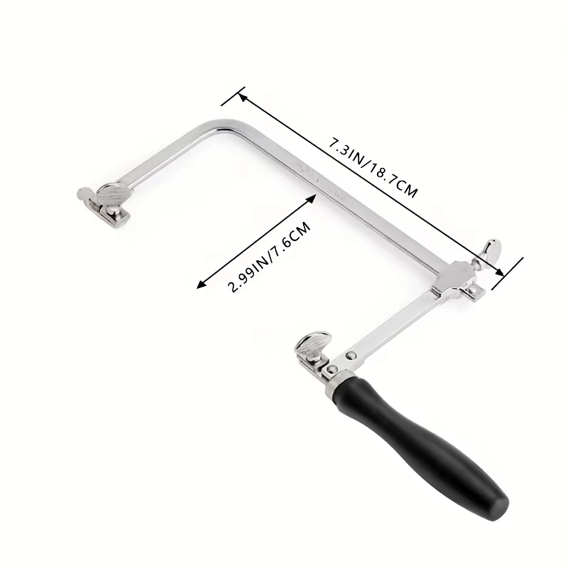 Kit de scies de bijoutier professionnel avec cadre de scie