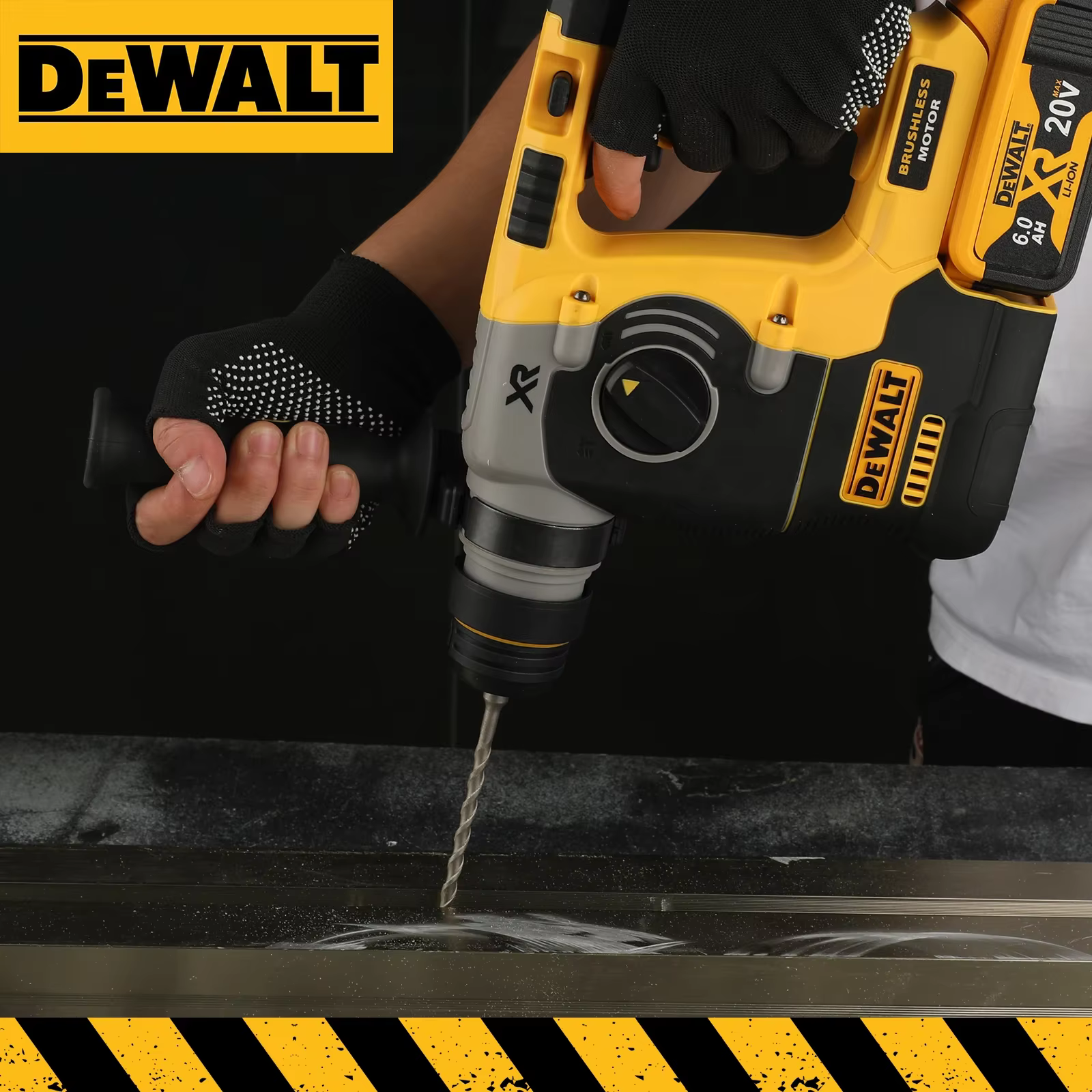 DEWALT DCH273 perceuse à percussion rotative 18 V/20 V MAX SDS sans brosse 1 pouce PLUS perceuse à percussion pour le travail du bois en forme de L (sans batterie)