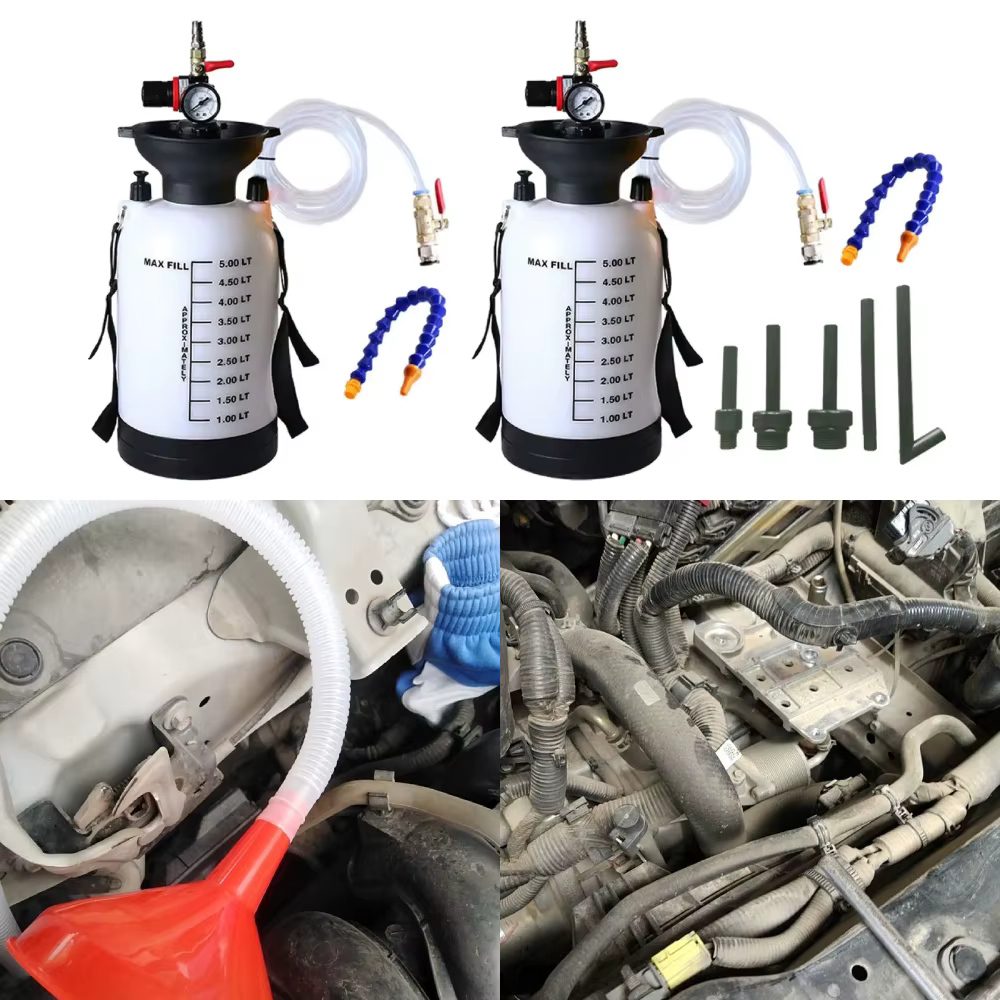 Pompe pneumatique haute pression 5L 1000 PSI pour remplissage d'huile de transmission ATF