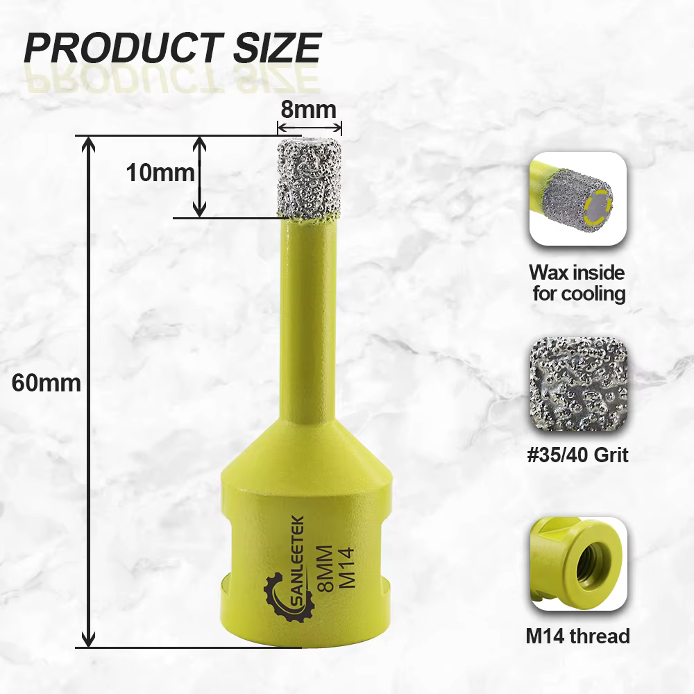 SANLEETEK Scies cloches 6/8/10 mm