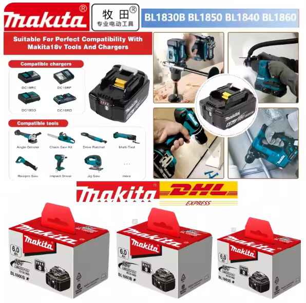 Batterie rechargeable Makita 18V 6