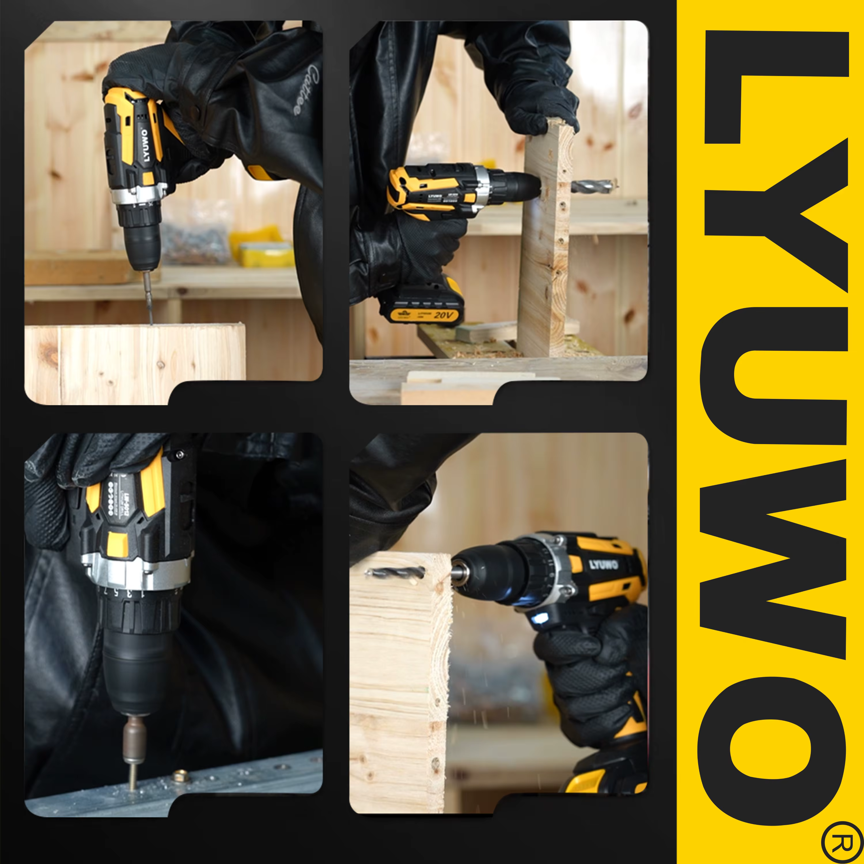CircuWO-Perceuse électrique sans fil 12V