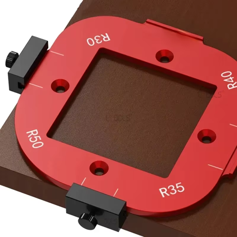 Nouveau travail du bois coin positionnement moule bord Machine de découpage électrique