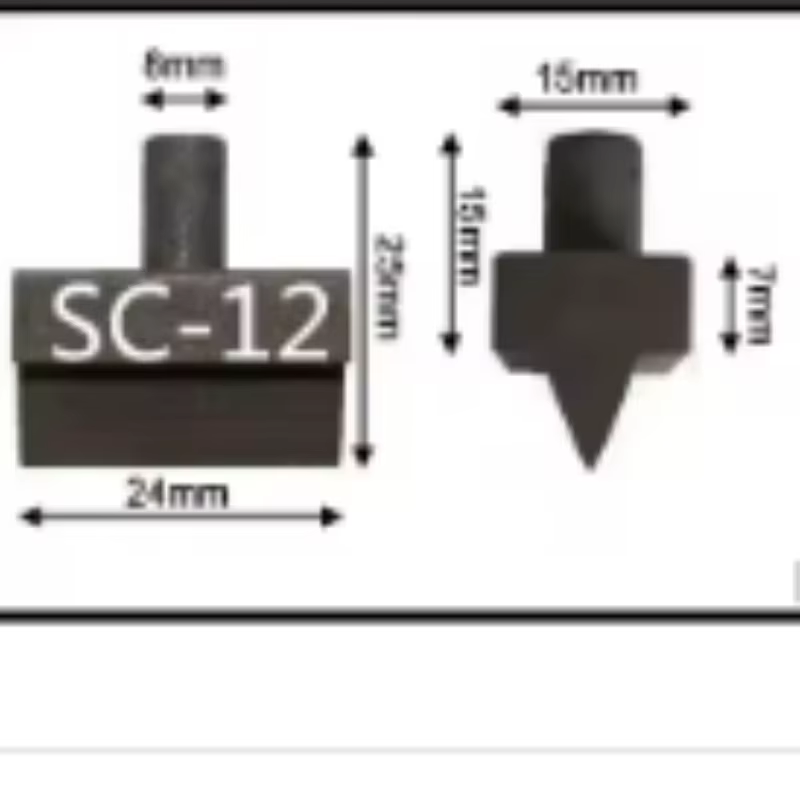 1 paire de lames de cisaillement hydrauliques pour tête de coupe SC-12 SC-16 SC-20 SC-22 SCHY-25 en acier
