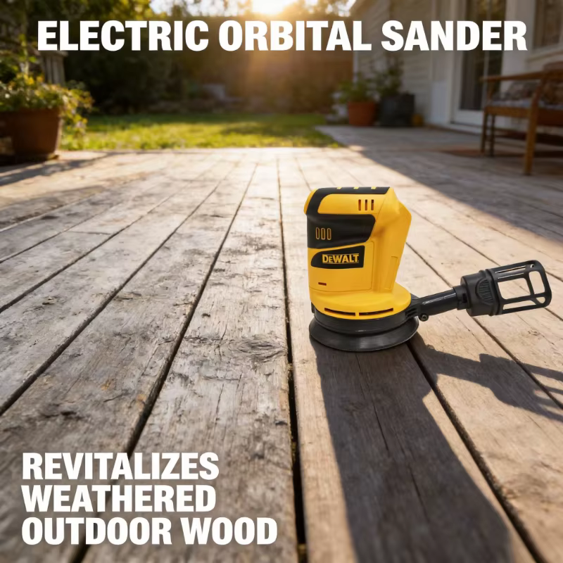 Ponceuse orbitale sans fil Dewalt 110000RPM : Outil multifonctionnel de meulage et de polissage (compatible avec les batteries 20V)