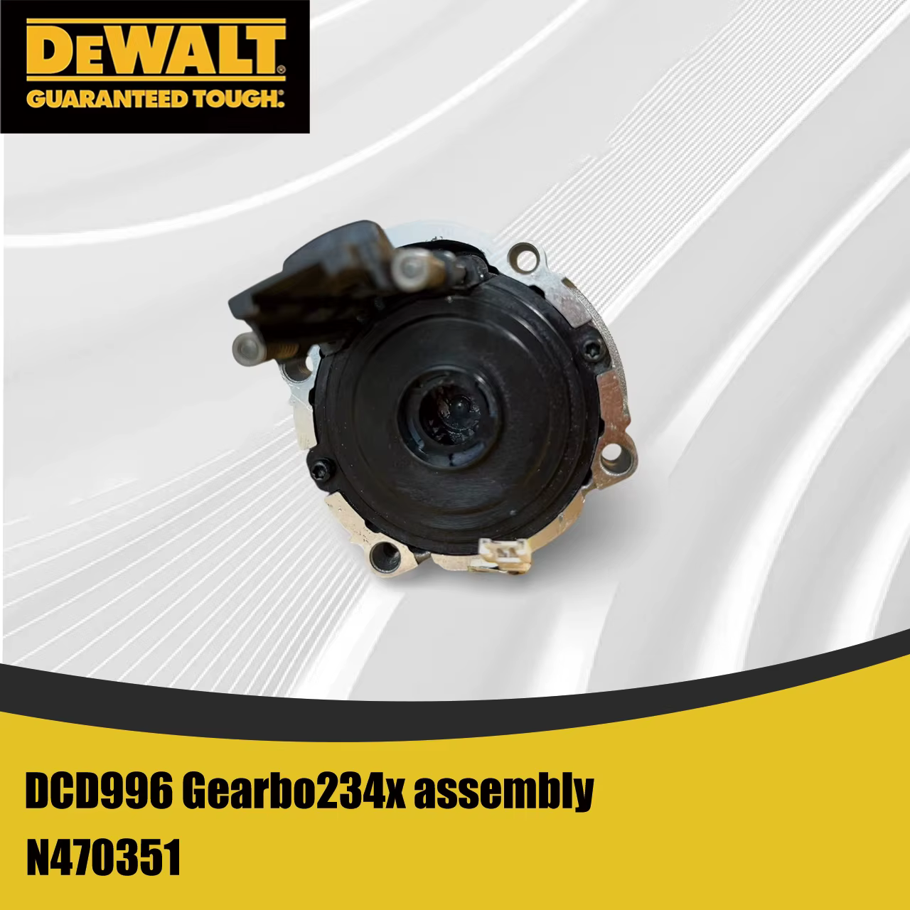 Boîte de vitesses pour perceuse électrique DEWALT DCD996 - Assemblage de mandrin de 13 mm