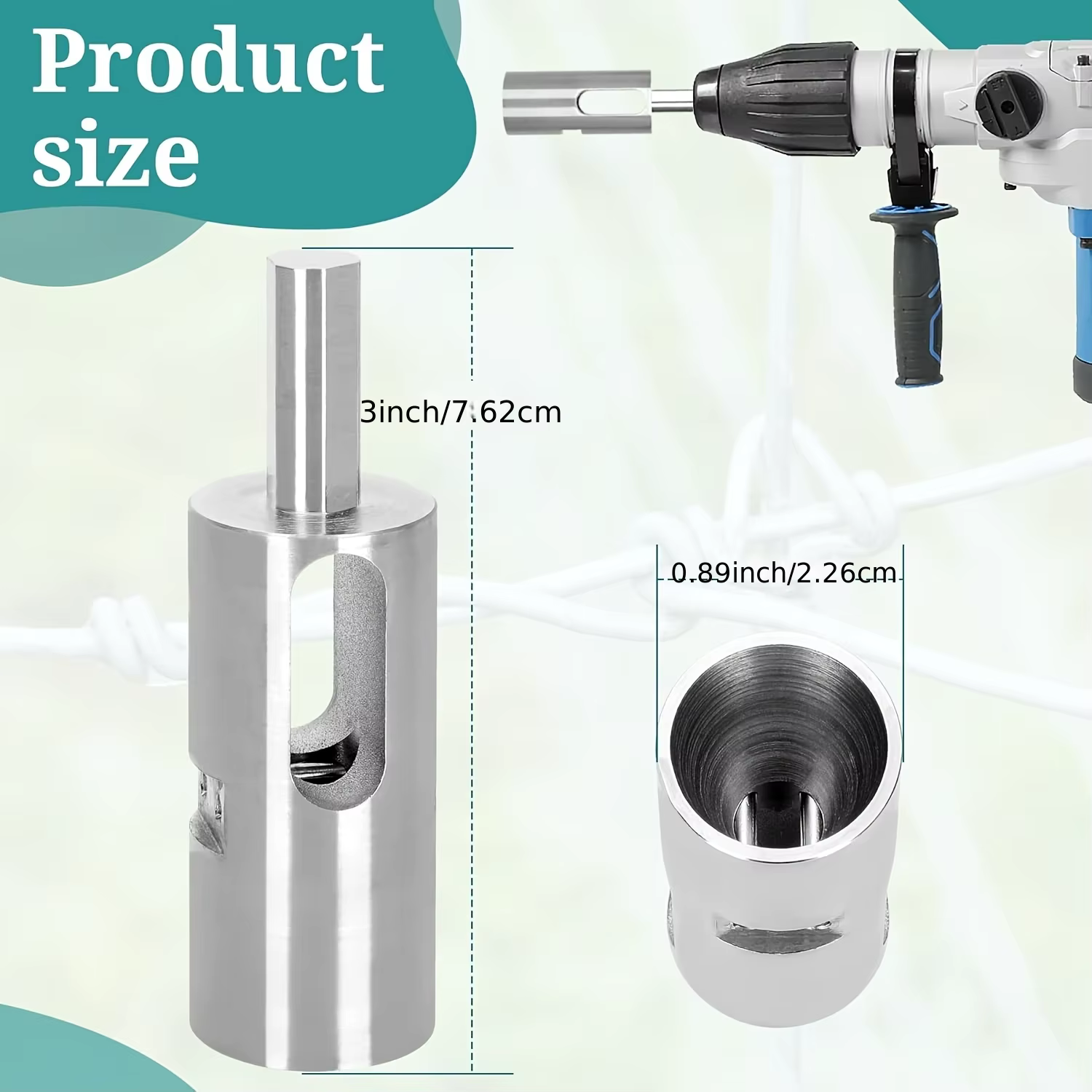 Outil de torsion de fil de fer 3-5 mm pour attaches torsadées