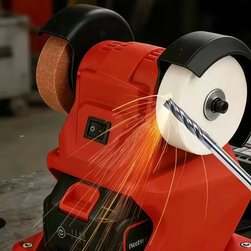 Meuleuse de banc électrique Meuleuse double sans fil pour polissage et affûtage de couteaux, compatible avec les outils électriques Milwaukee M18 à batterie
