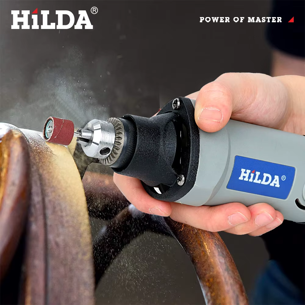 HILDA 400W outil rotatif 6 positions outils de meulage Mini perceuse meuleuse électrique