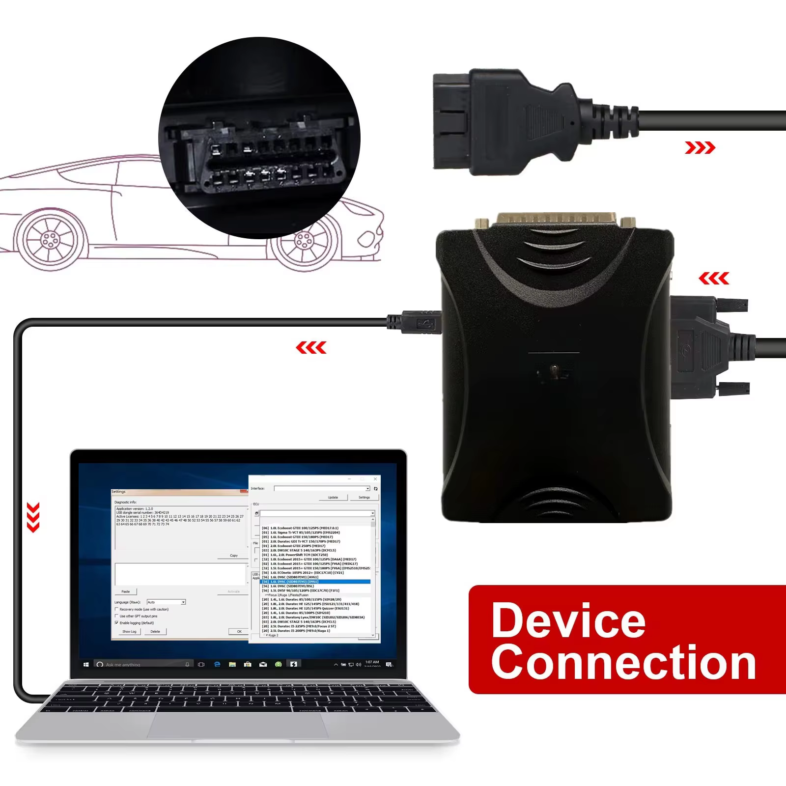 Le nouveau flash Pcm peut remplacer les outils de programmation sm2 pro