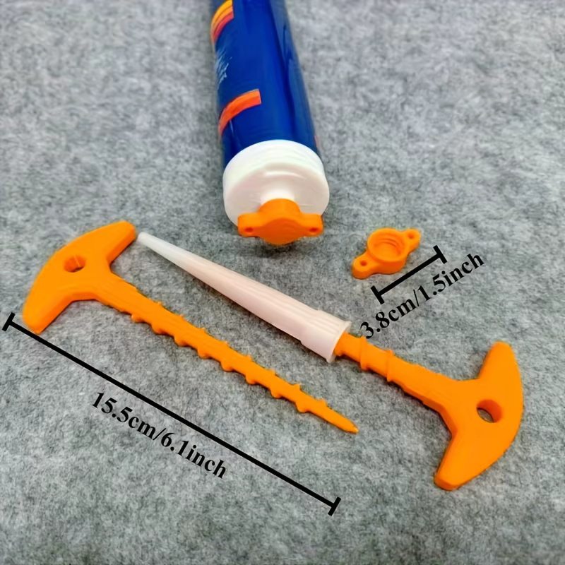Bouchon d'étanchéité en Silicone et outil de retrait de buse de pistolet de joint