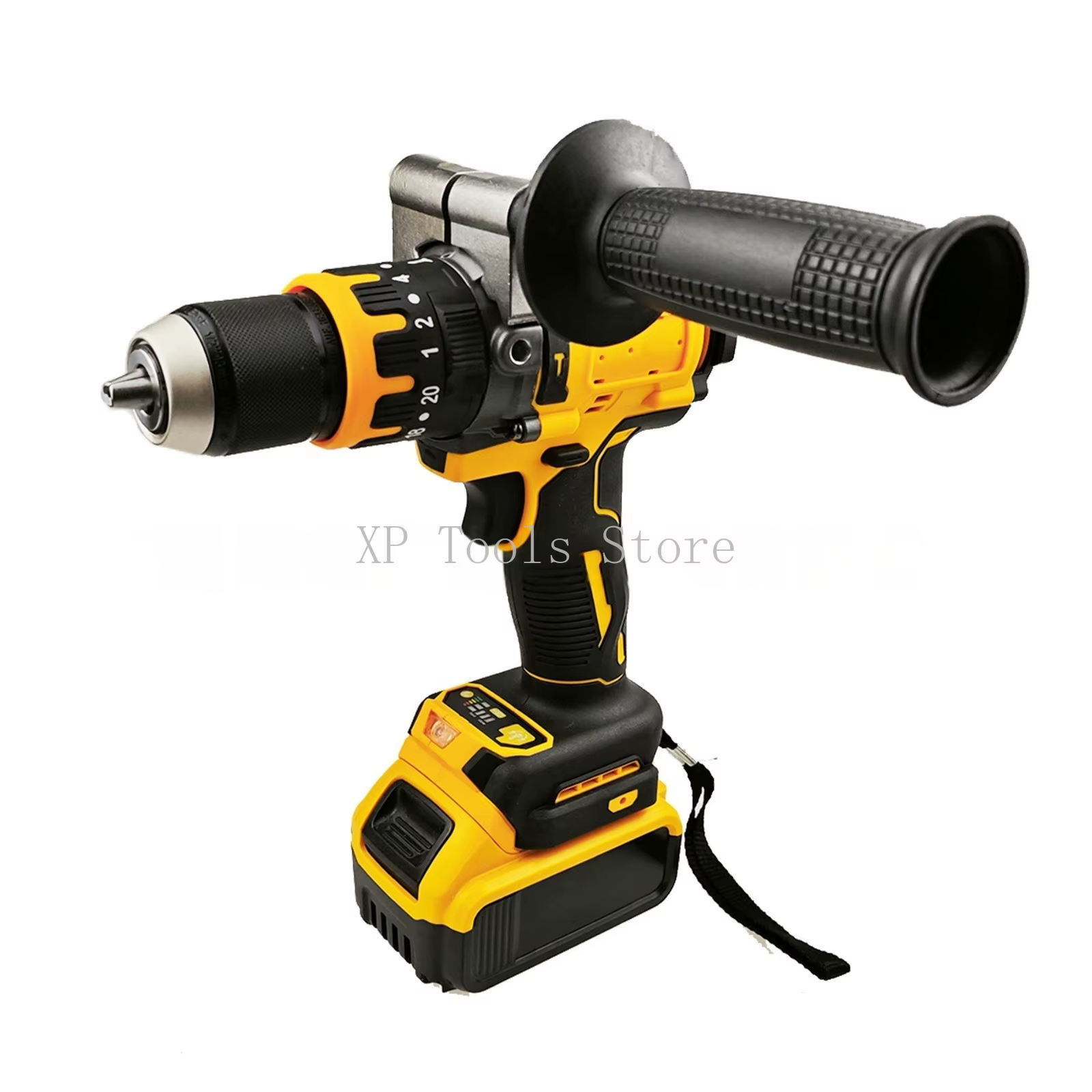Pour Milwaukee/DeWALT 20V batterie perceuse électrique sans brosse 13mm mandrin sans fil marteau à percussion