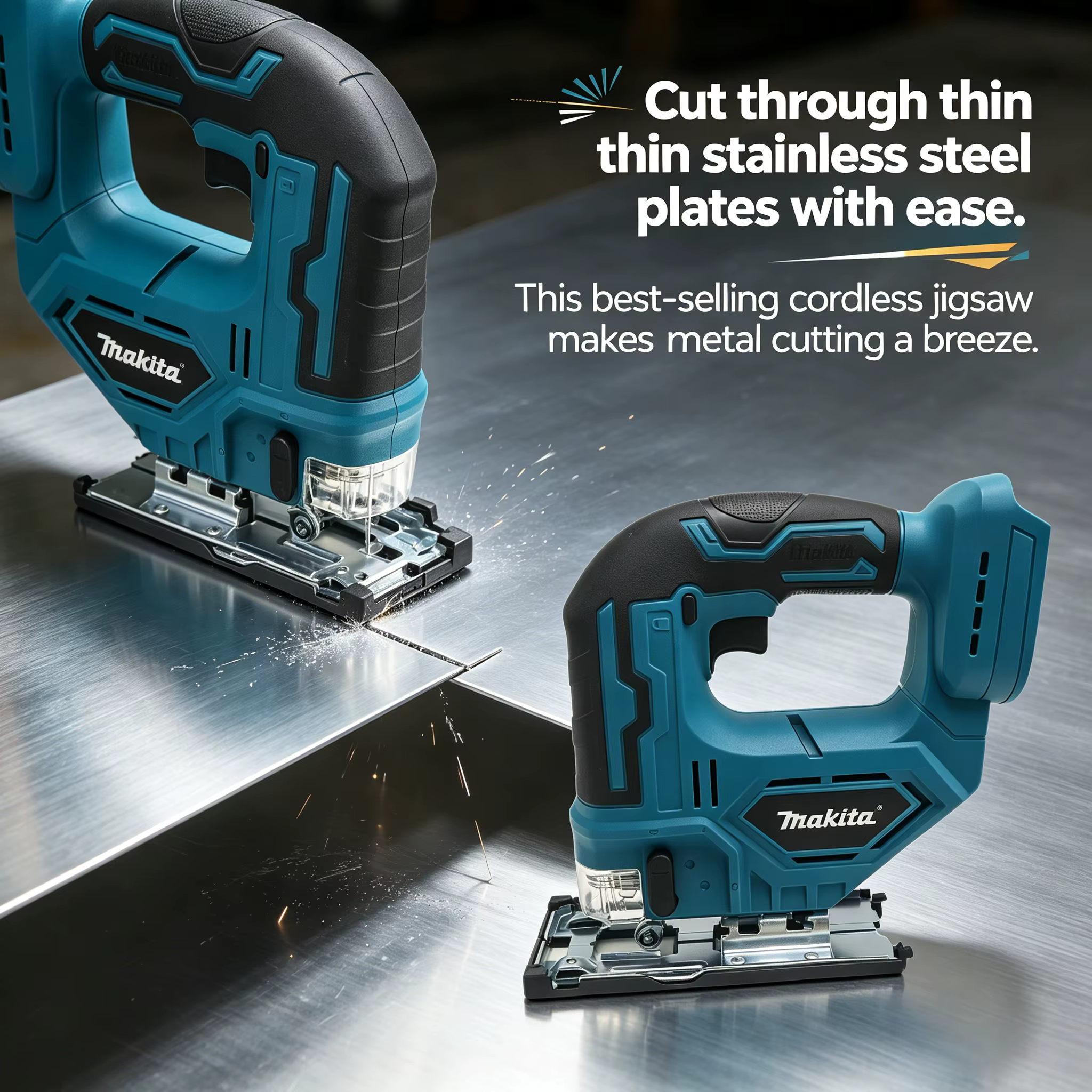 Scie sauteuse électrique sans fil Makita DJV182Z