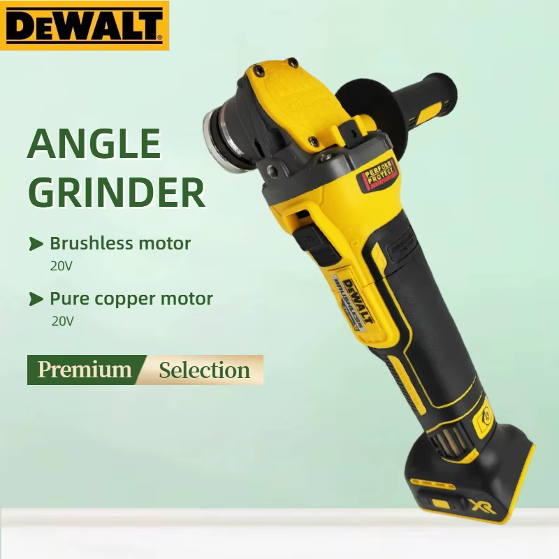 Meuleuse d'angle sans fil DEWALT DCG409 sans balais 20V : machine portable rechargeable de 125 mm pour la découpe