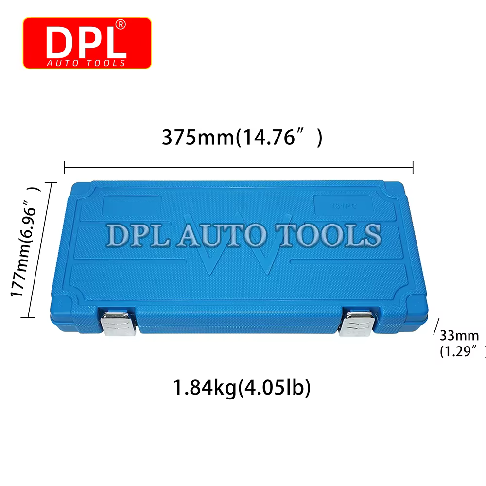 Kit d'outils de réparation de filetages 131 pièces M5 M6 M8 M10 M12